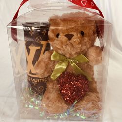 LV Tumbler And Teddy Bear 