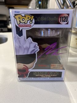 Funko Pop! Jujutsu Kaisen Satoru Gojo #1120 Box Lunch Exclusive Signed & JSA Authenticated