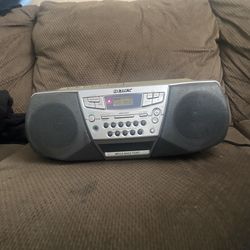 Sony portable, boom box CD radio, cassette player