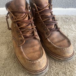 Red Wing Heritage 6" MOC Toe Boot Mens 1907 Copper Leather BOOTS Shoes Size 10