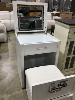 Vanity With LED Mirror