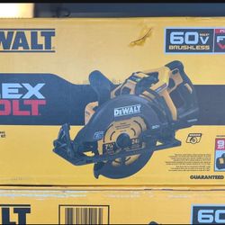 BRAND NEW! DEWALT - FLEXVOLT 60V MAX 7-1/4 in. Cordless Worm Drive Style Saw with 9.0Ah Battery Kit 