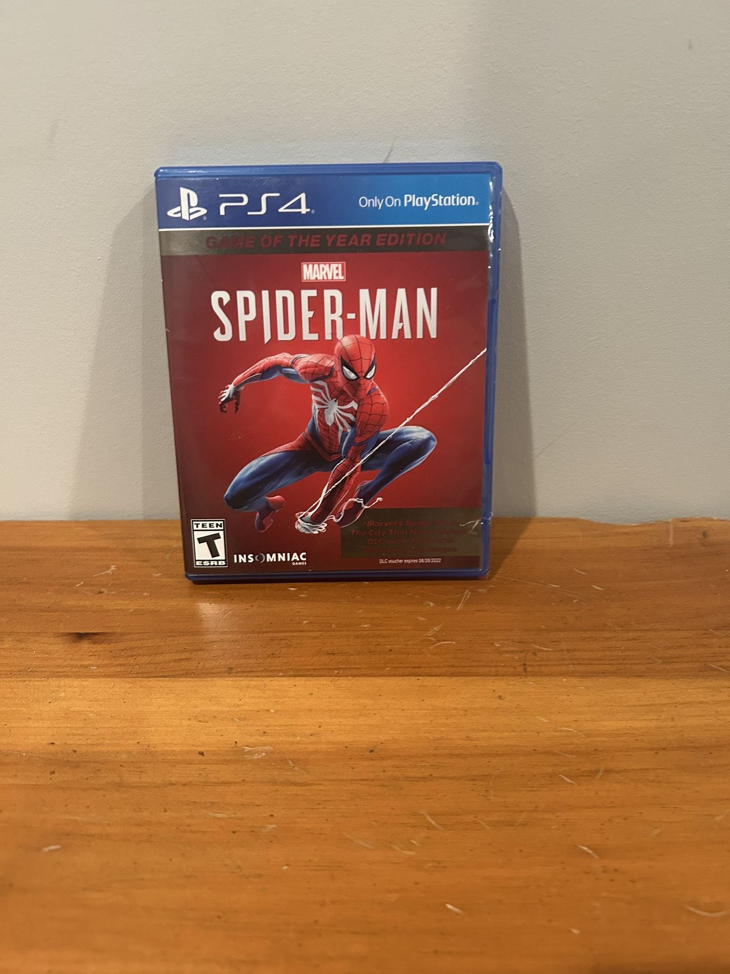 Spider-Man PS4 Game Disc