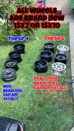 Can Am Wheels Rims 4x136 4x137