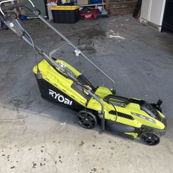 Ryobi Electric Lawn Mower Works Great 