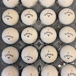 24 Like New Callaway Golf Balls As Pictured ⛳️ ——— 