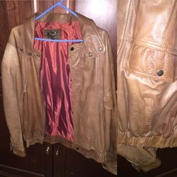 Men's leather jacket