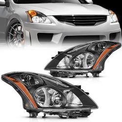 Nilight Nissan Altima Headlights With Black Housing