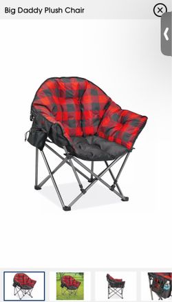 Outdoor Big Daddy Plush Camping Chair BRAND NEW