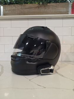 Arai Regent-X  (Black Frost) with Cardo