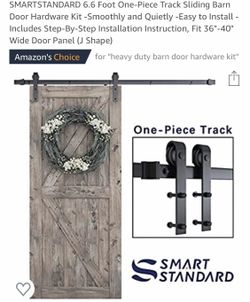 Barn door installation kit