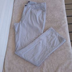 Kenneth Cole New York Gray Slim Fit Pants Sz 36x32
