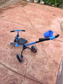 Kids push/paddle tricycle
