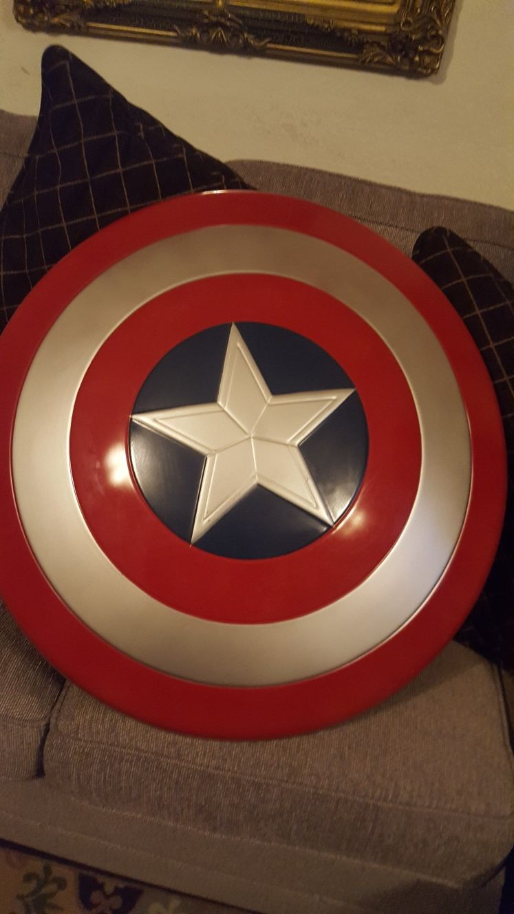 Giant Captain America Shield