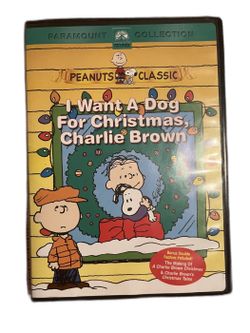 Peanuts I Want a Dog for Christmas Charlie Brown DVD