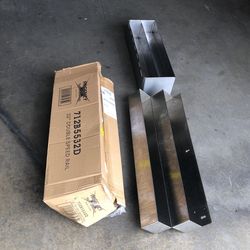Three Double Speed Rails Bottle Holders 22" And 32"