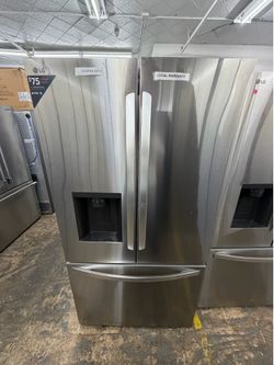 LG 36” stainless steel French doors refrigerator
