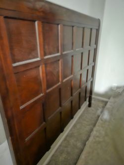 FREE Real cherry wood: dresser, 2 nite tables and headboard
