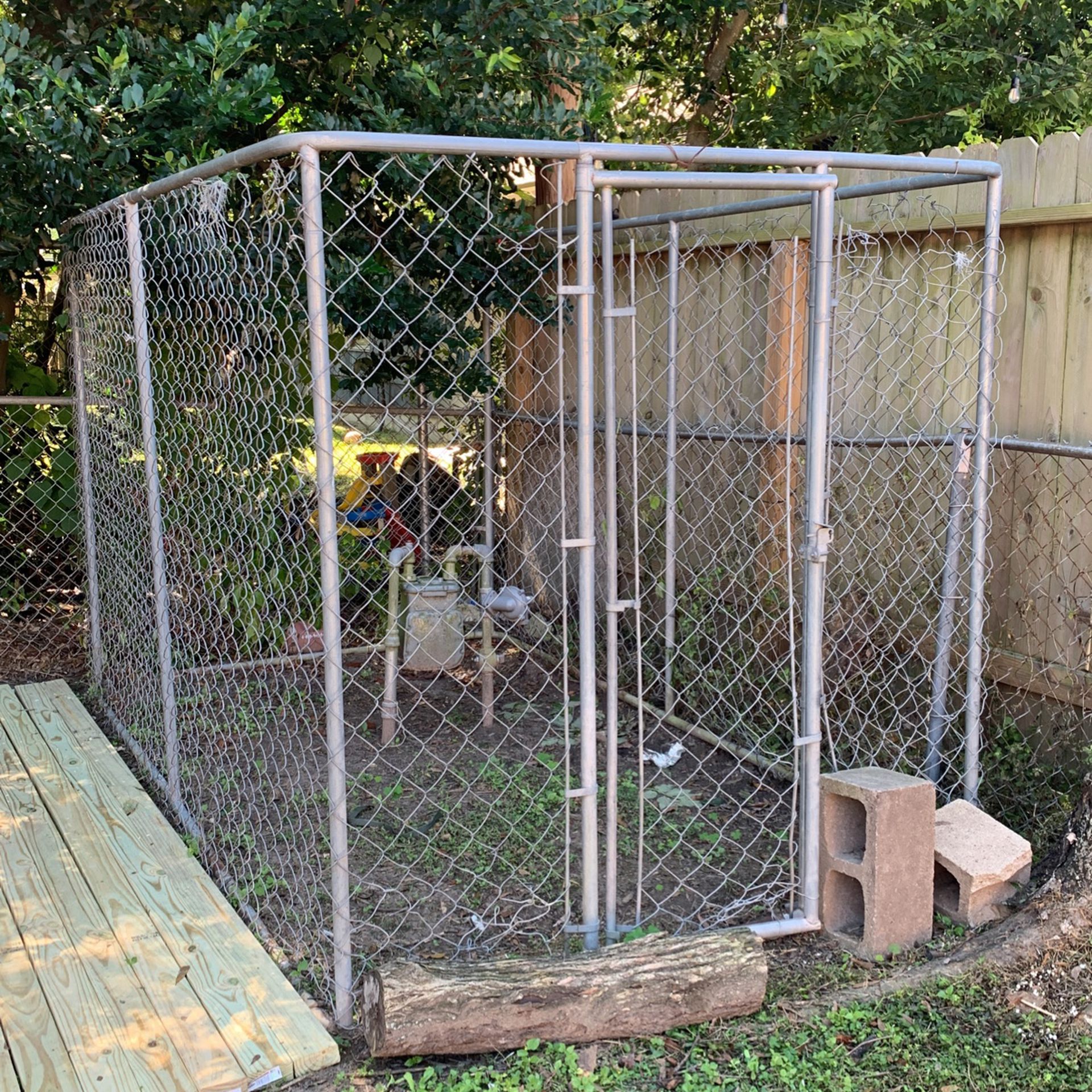 Outside Dog Cage