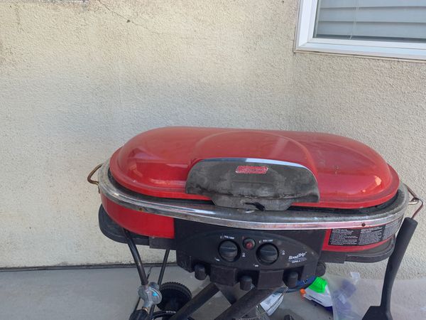 coleman fold up bbq