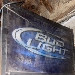 Bud Light Beer And Bar Signs 