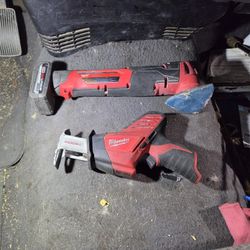 Milwaukee M12 Multitool And Hackzall