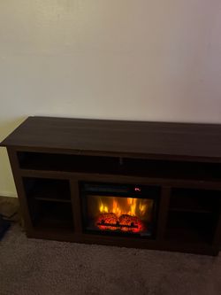 Electric Fireplace TV Stand Console