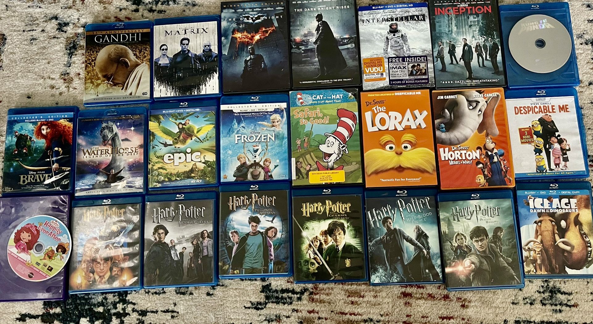 Video CDs And Blue ray Movies