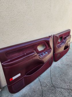 Obs  Door panels bucket seats