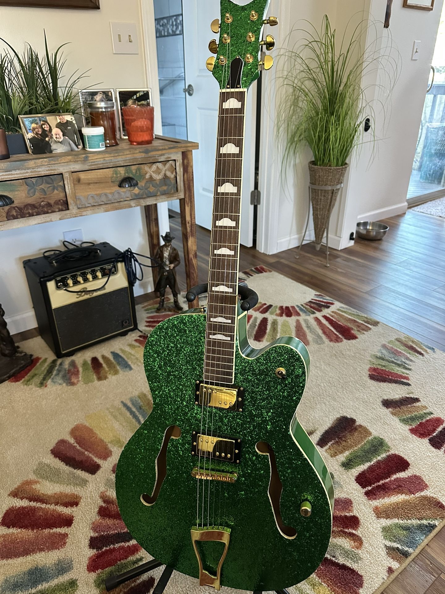 Green Custom Guitar