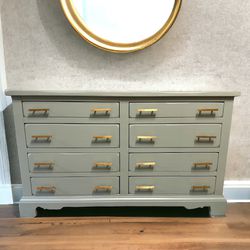 Solid Wood Dresser With Nightstand 
