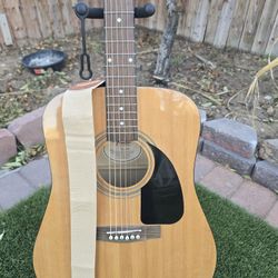 Fender Acoustic Electric Guitar Special For Beguiners Come With  9 Votls Battery,2 Picks,Extra Strings ,and New Strap