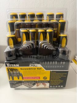 Titan 70pcs Screwdriver set