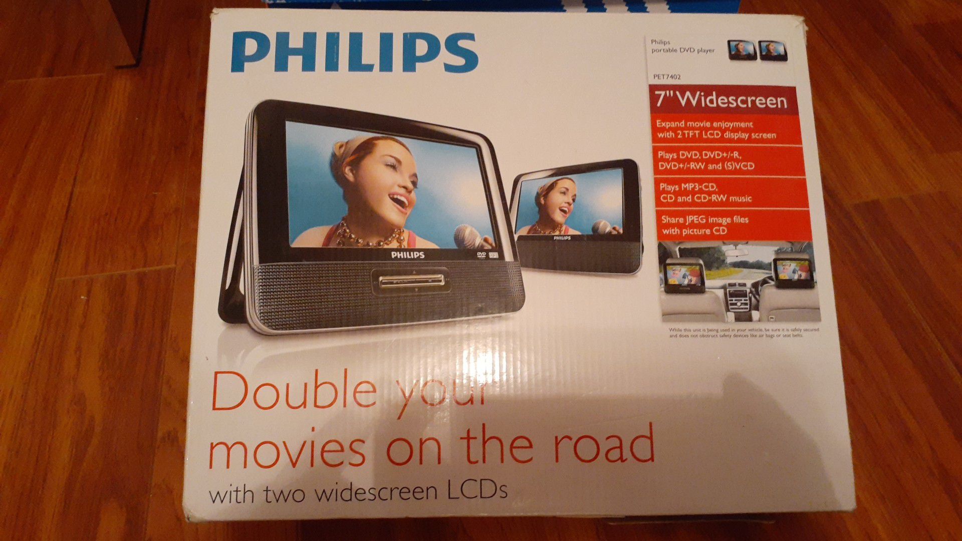 Philips Portable 7" DVD Player New in Box!$