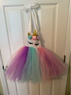 Little Girls Unicorn Dress/ Costume