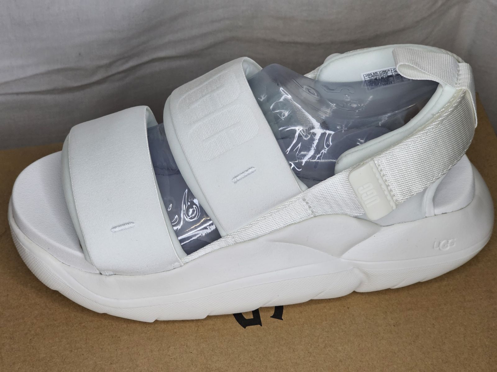 UGG Cloud Sport Sandal White Ladies 6.5