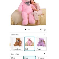 Pink Giant Teddy Bear