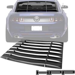 For 14-15 Ford Mustang Rear Window Louver Cover Windshield Rea