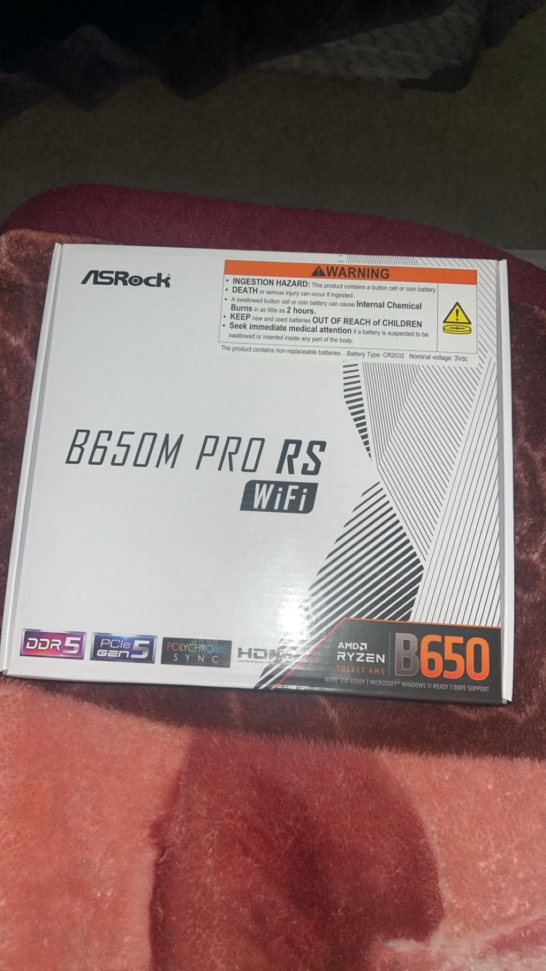 B650 Pro Rs Wifi MotherBoard