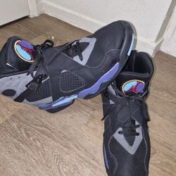 Men's 10.5  Nike Air Jordan 8 Retro "Aqua" sneakers