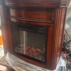 Electric Fireplac Put Off Real Heat