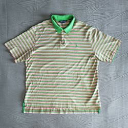 POLO GOLF RALPH LAUREN Men's Striped Polo Shirt (XXL) Multi-Colored 