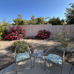 Bistro Patio Conversation Set With Cushions 