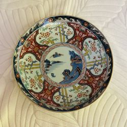 Japanese Celadon Decoration Plate 