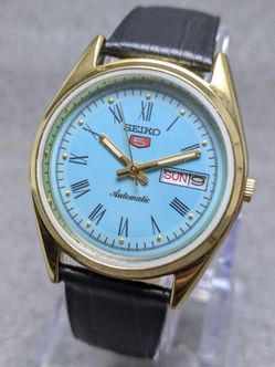 Vintage Seiko Automatic Ref. 6309 | Tiffany Blue Roman Numeral Dial