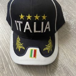 Black Italia Hat see pictures for details and feel free to ask questions and to offer