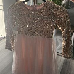 Cat & Jack Pink Sequins Dress