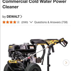 Professional dewalt pressure washer