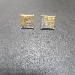 10 Karat Diamond Earrings 