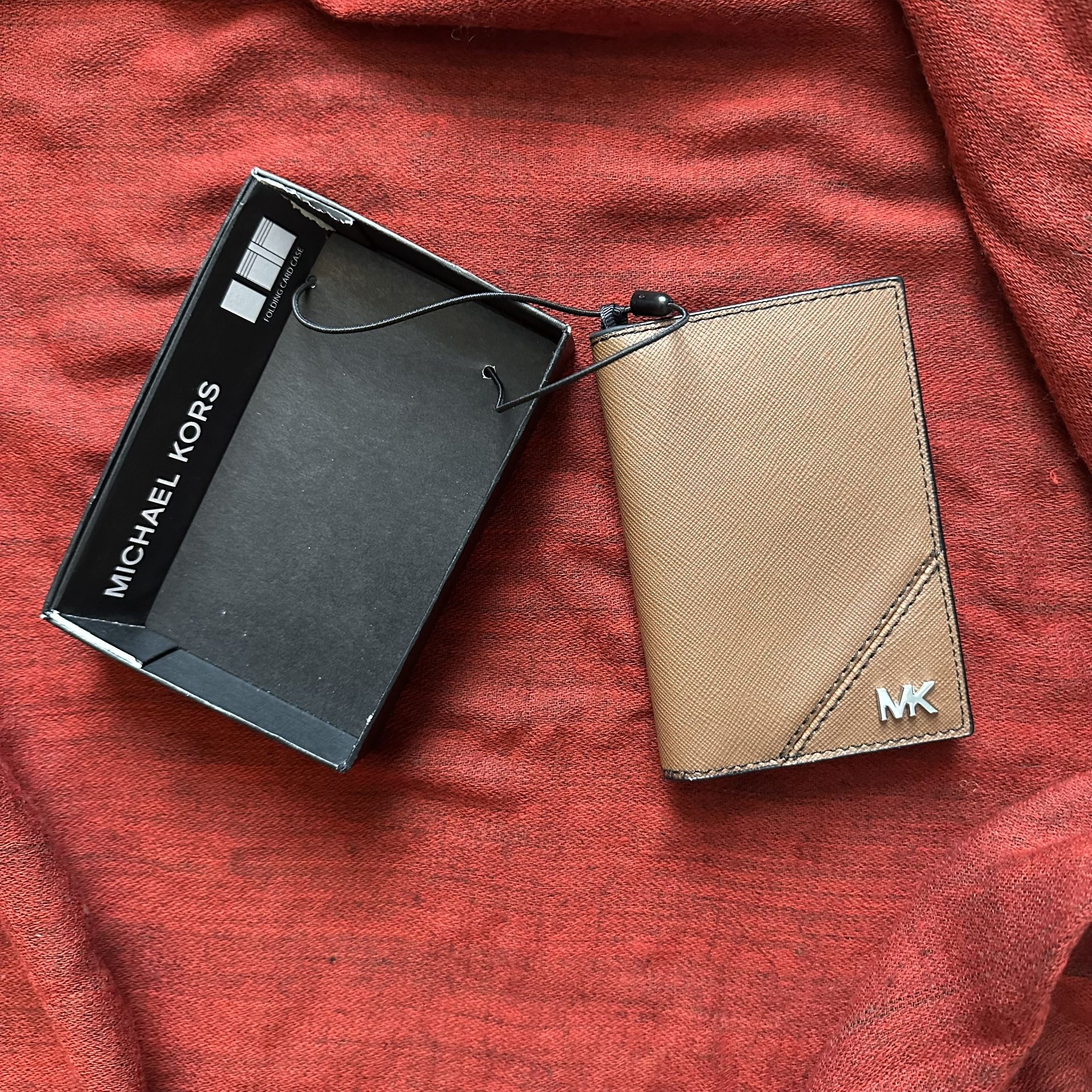 Michael Kors Men’s Brown Jet Set Slim Billfold Wallet With Original Gift Box
